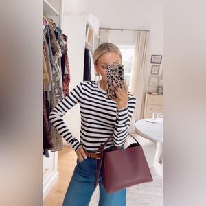 Mango faux leather cross body bag in burgundy